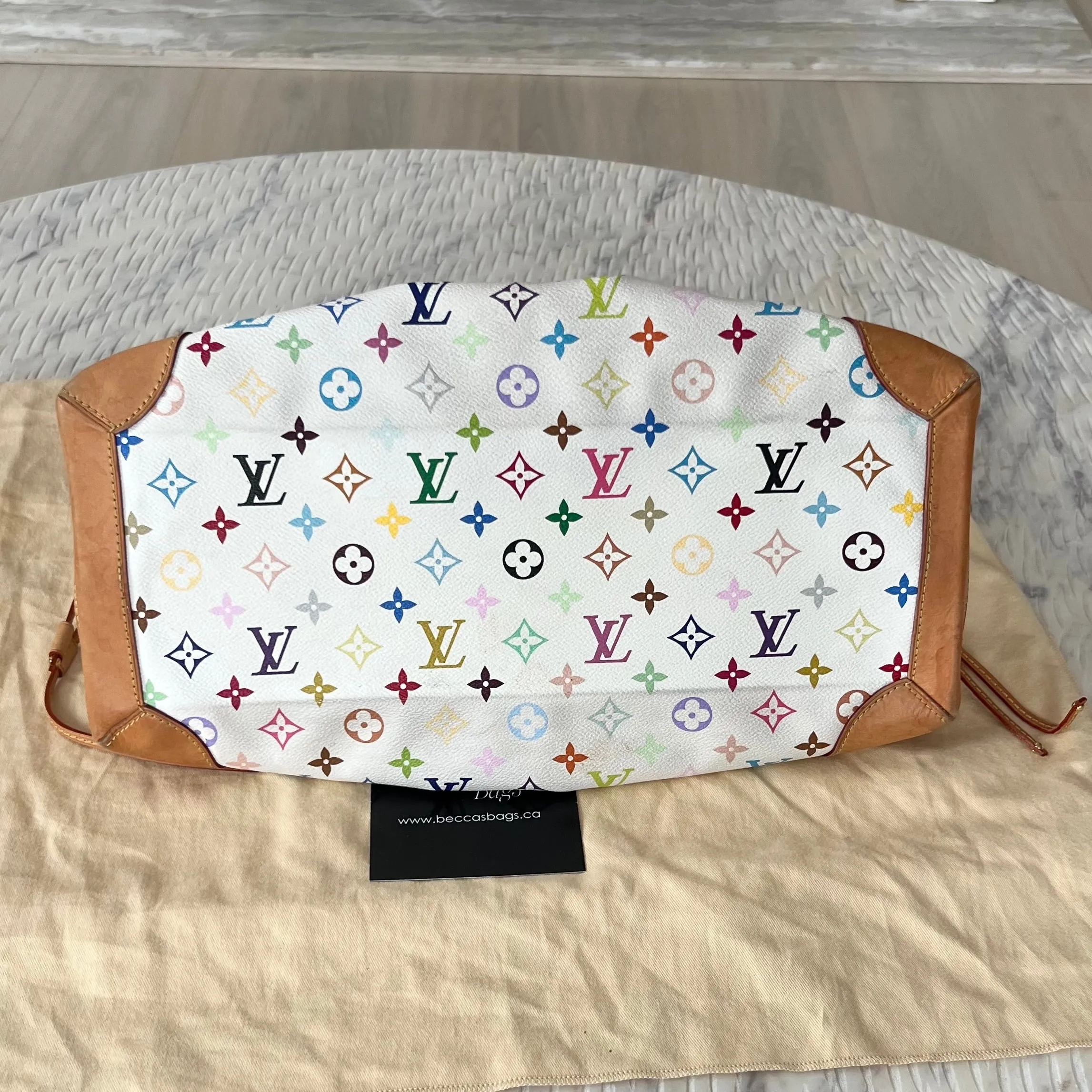 Louis Vuitton White Monogram Multicolore Ursula Bag