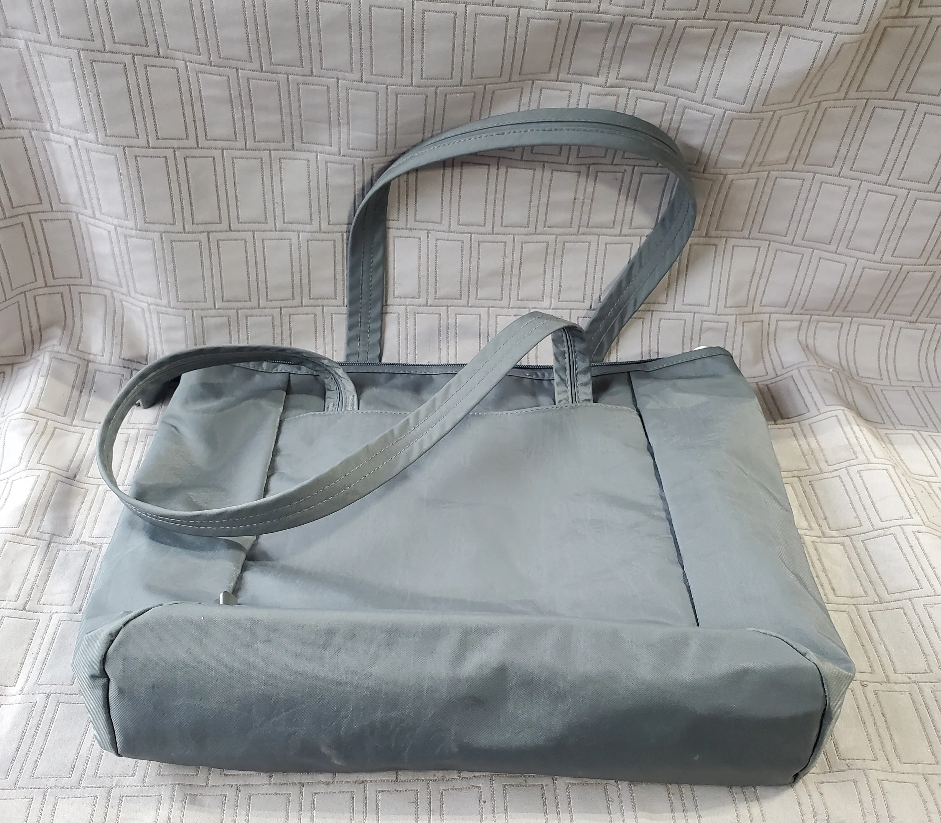 Magellan's Gray Nylon Tote Bag