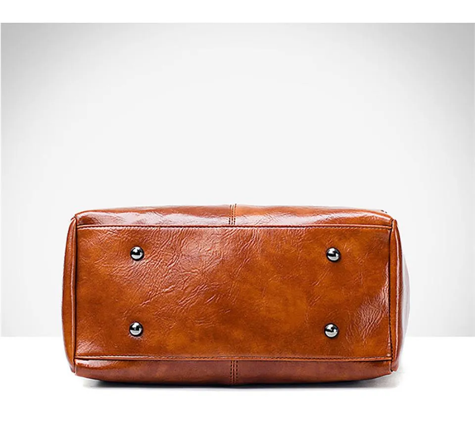 MALIN | VINTAGE TRIPLE CROSSBODY LEATHER BAG