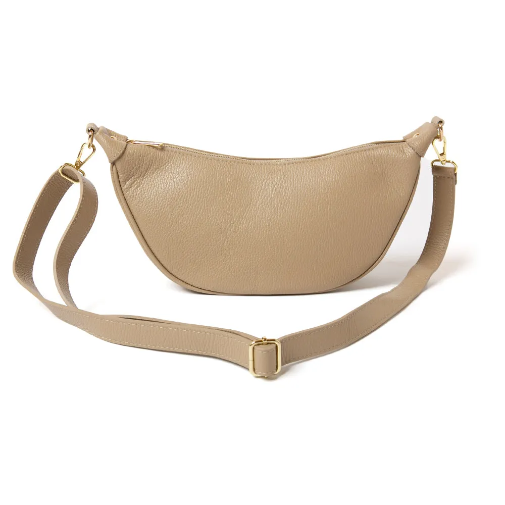 Manhattan Leather Crossbody Handbag