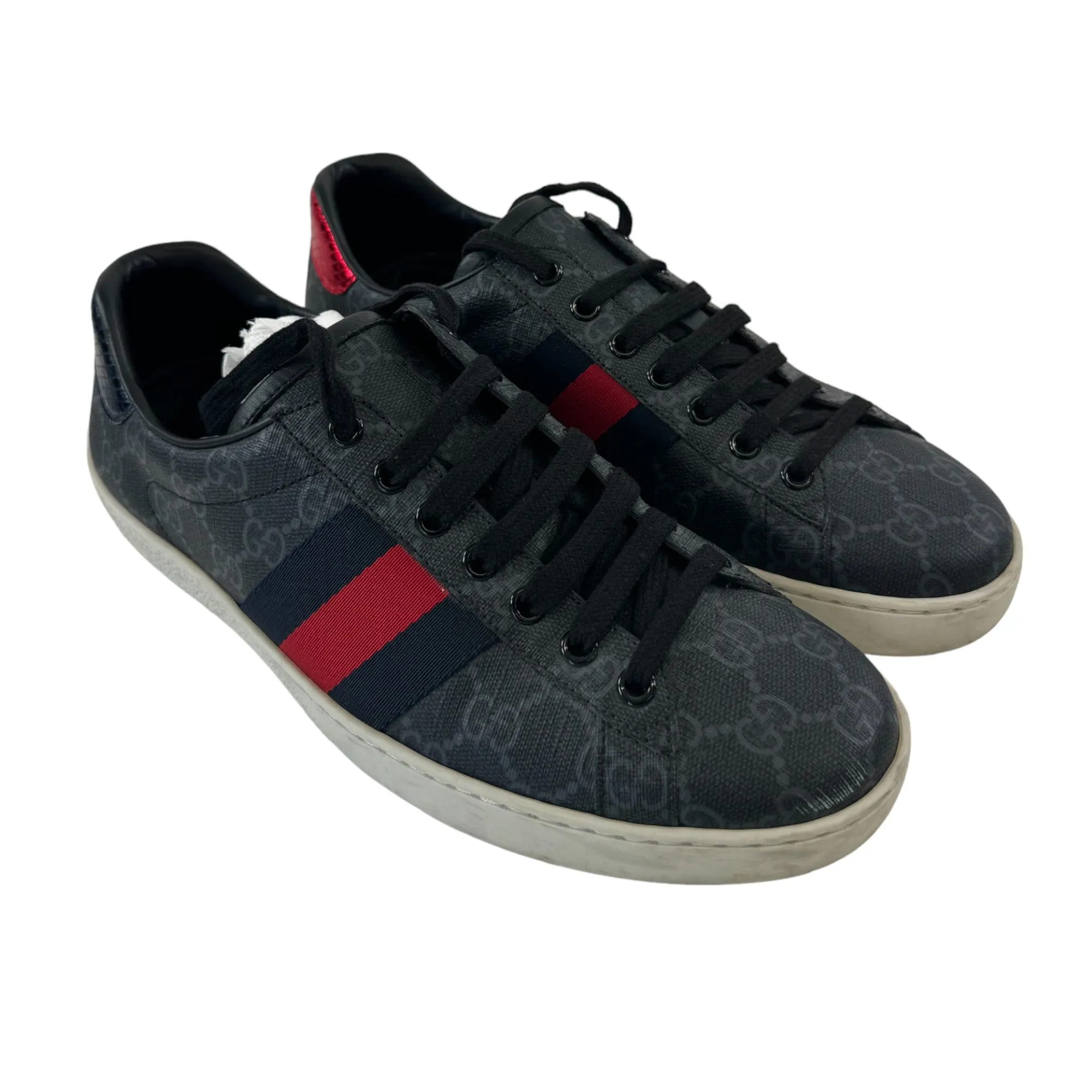 Men's Gg Supreme Ace Low Trainers Black Size EU 40 / UK 6