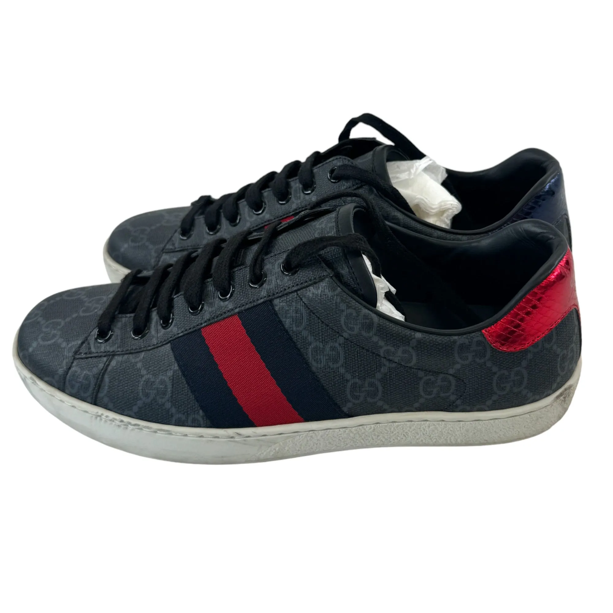 Men's Gg Supreme Ace Low Trainers Black Size EU 40 / UK 6