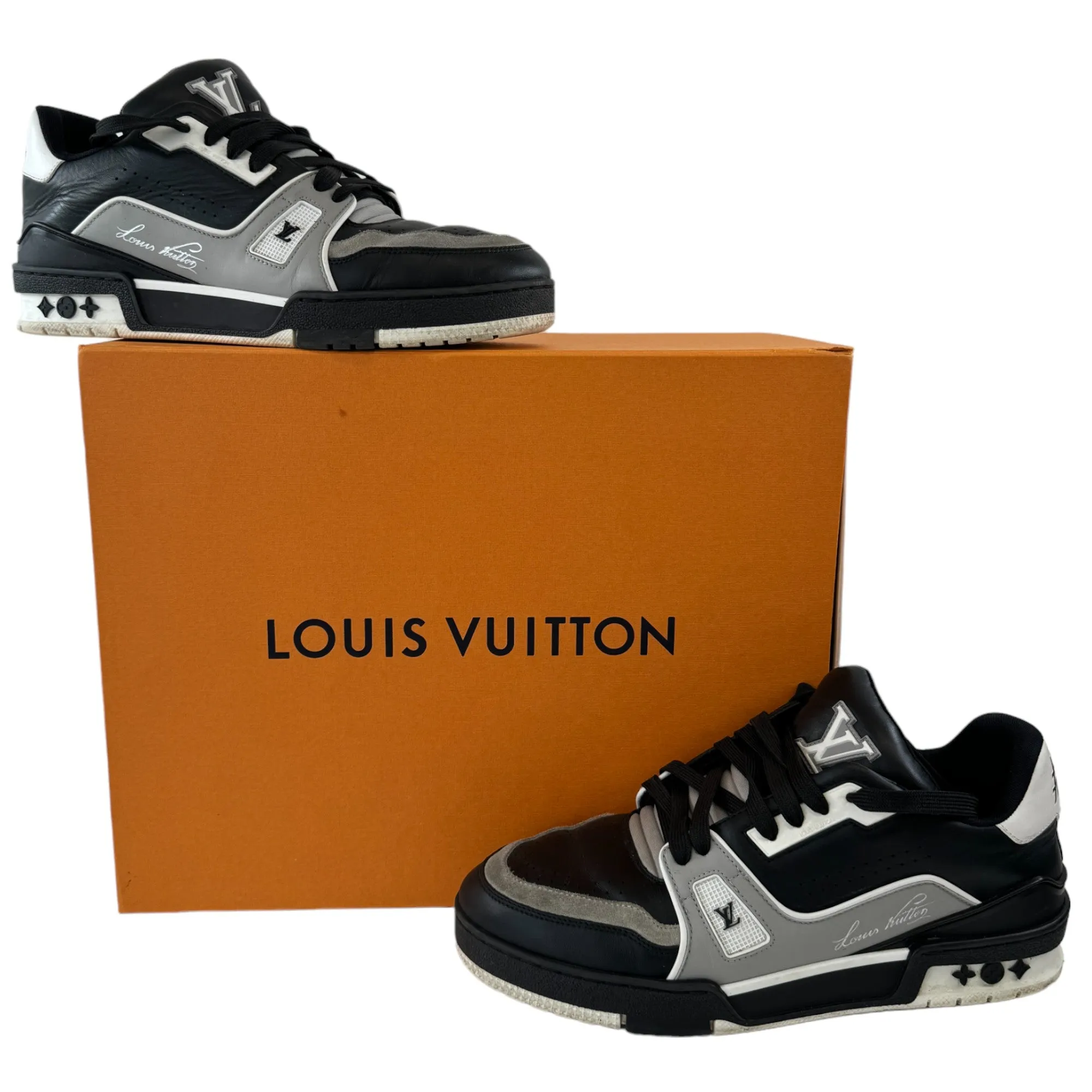 Men's Lv Low Trainers Black Size EU 40.5 / UK 6.5