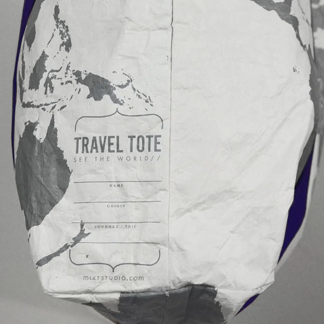 MIXT STUDIO REVERSIBLE US MAP TRAVEL TOTE