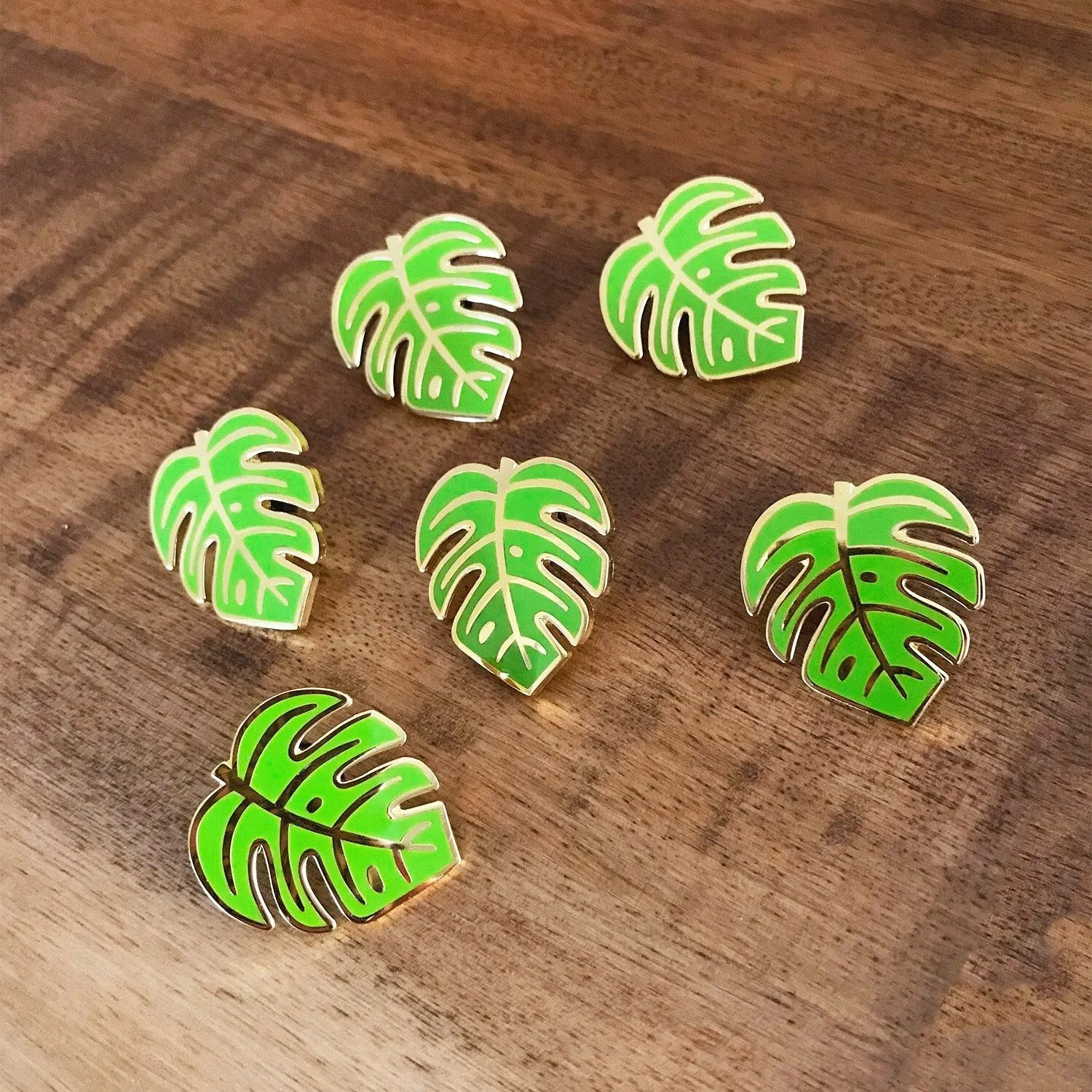 Monstera Leaf Enamel Pin