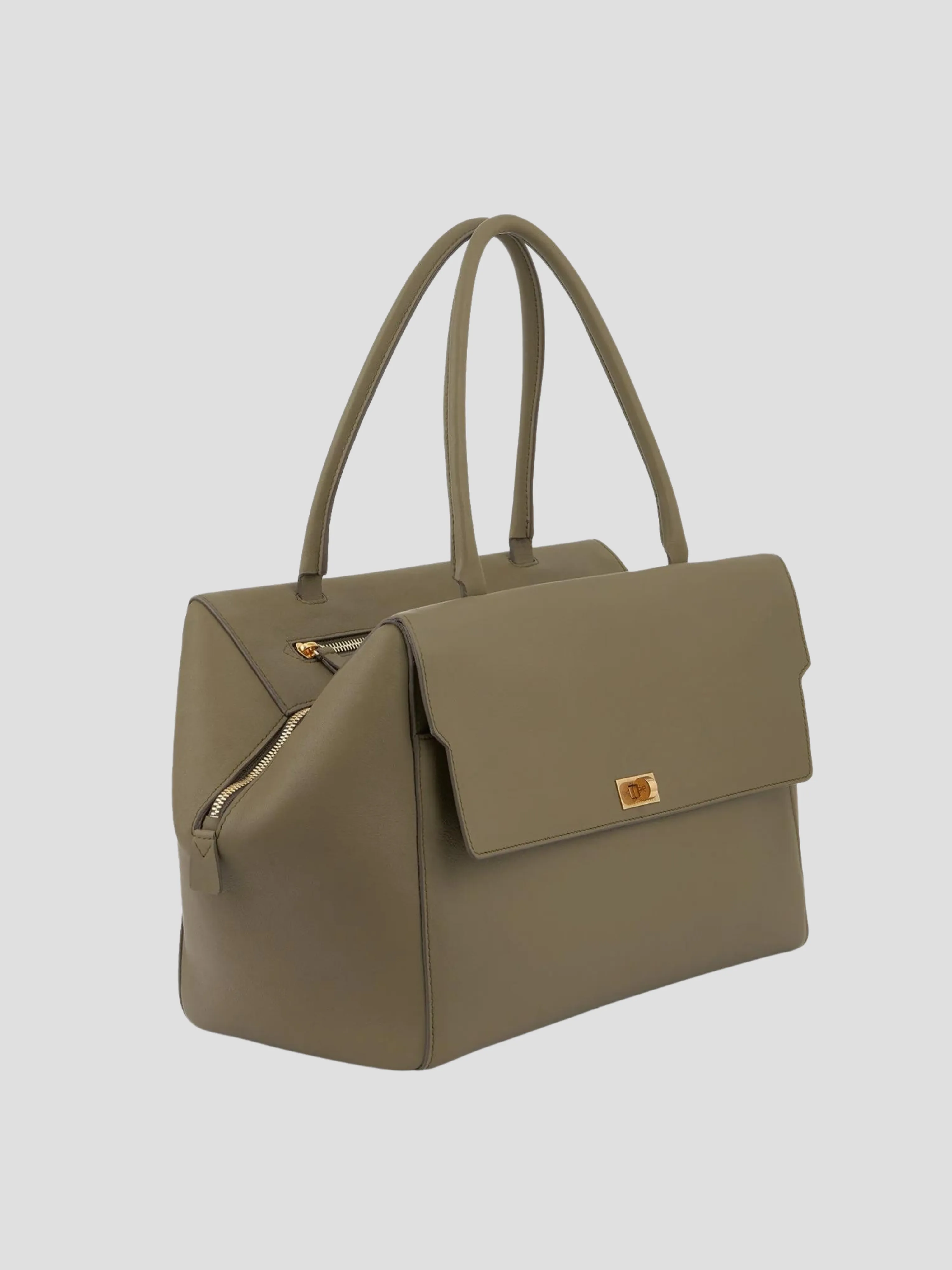 Olive Seaton in Classic Calf Top Handle Handbag