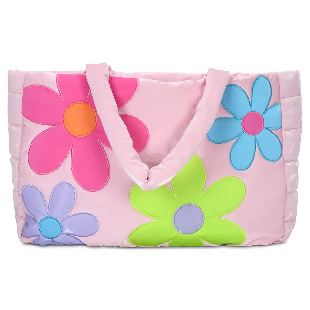 Pretty Petals Puffy Weekender Bag- Girls