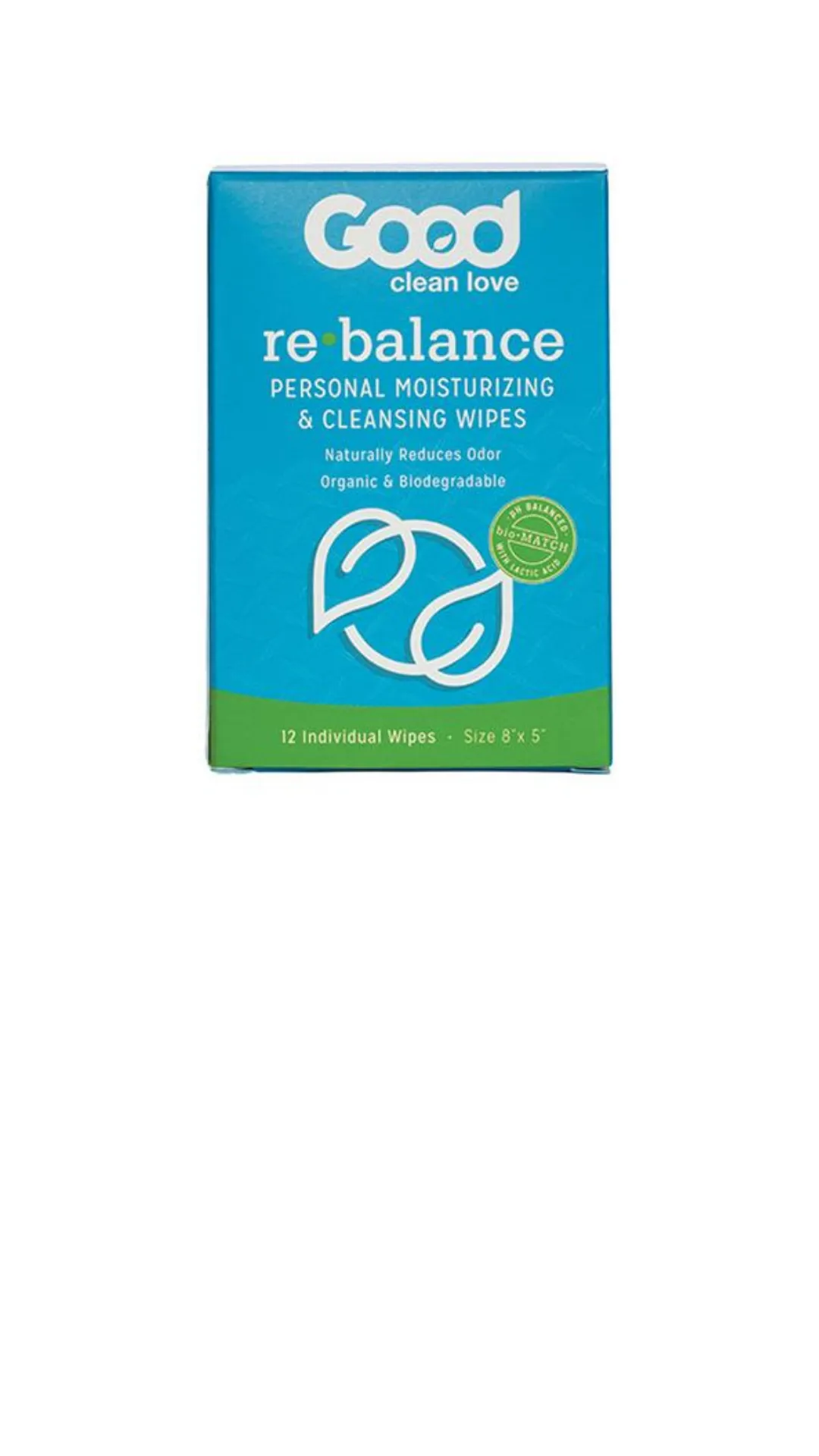 Rebalance pH-Balanced Feminine Wipes (box of 12)