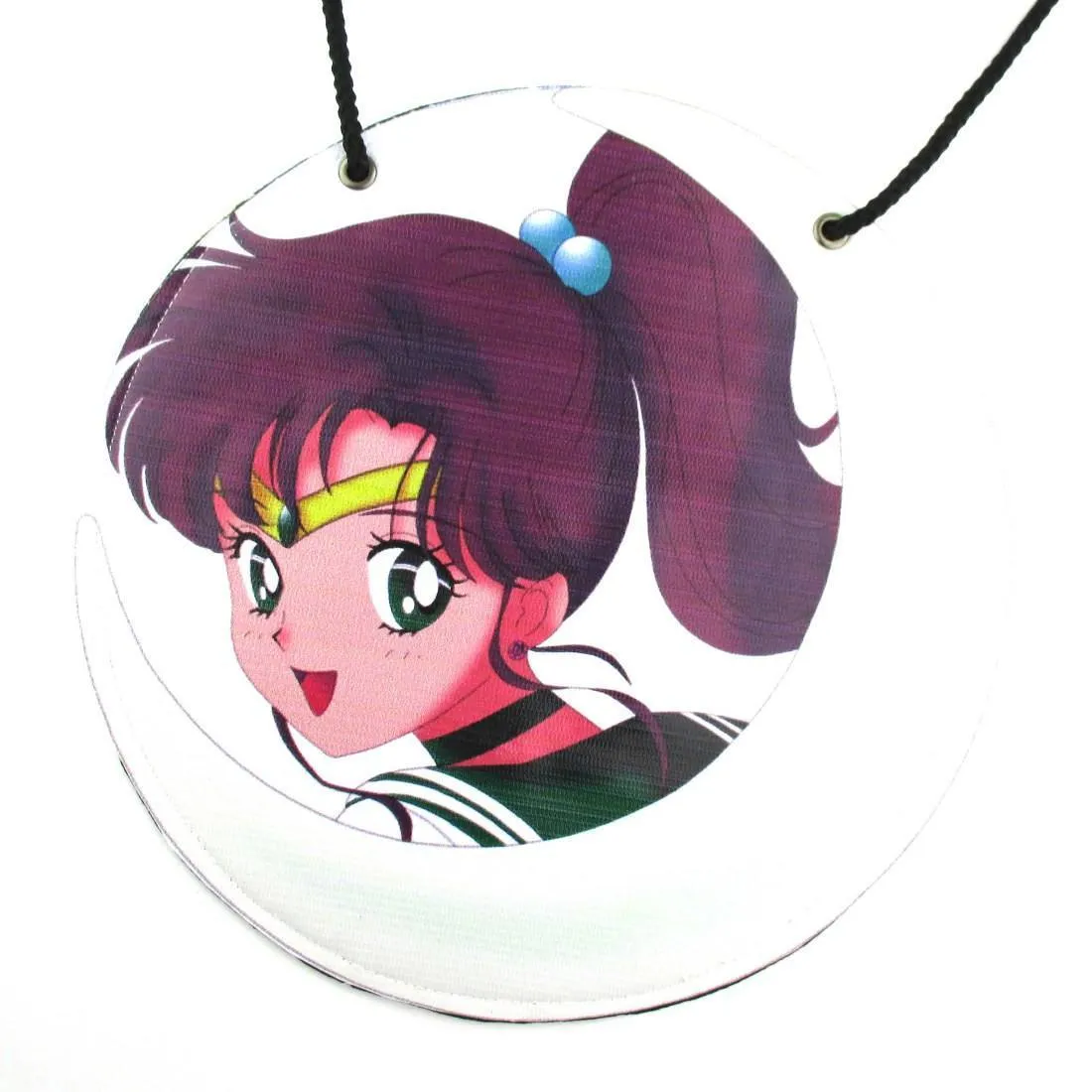 Sailor Jupiter Makoto Senshi Guardian Print Vinyl Cross Body Bag | DOTOLY