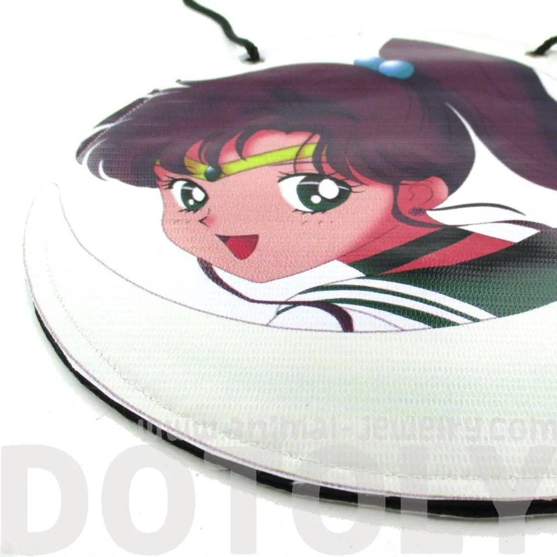 Sailor Jupiter Makoto Senshi Guardian Print Vinyl Cross Body Bag | DOTOLY