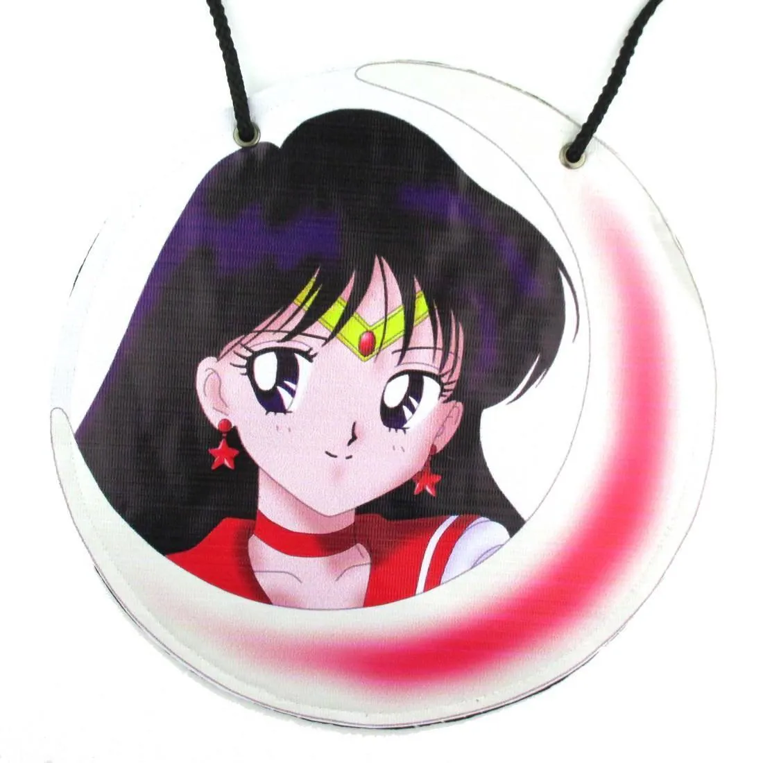 Sailor Mars Rei Hino Senshi Guardian Print Vinyl Cross Body Bag | DOTOLY