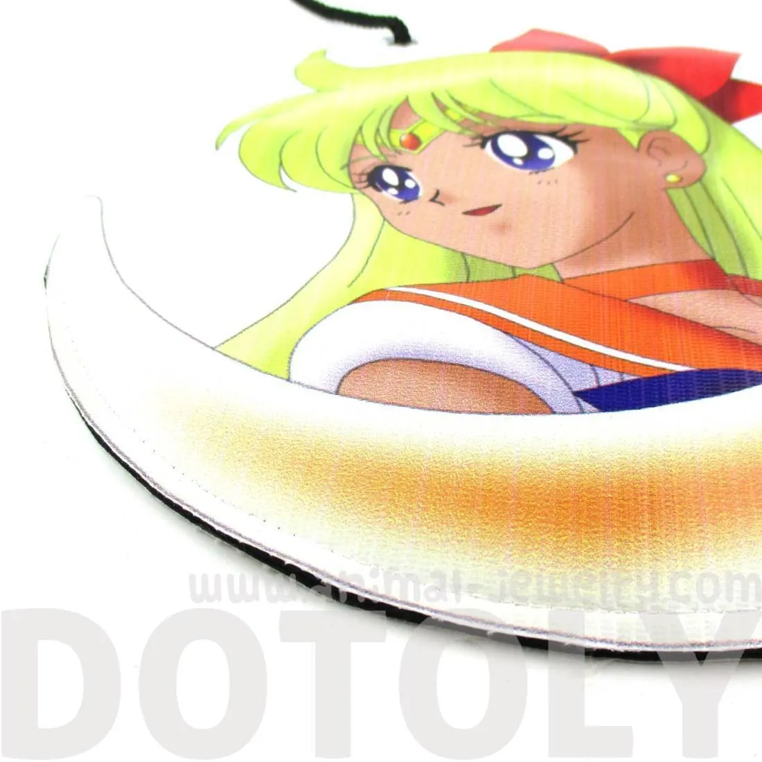 Sailor Venus Minako Aino Senshi Guardian Print Vinyl Cross Body Bag | DOTOLY