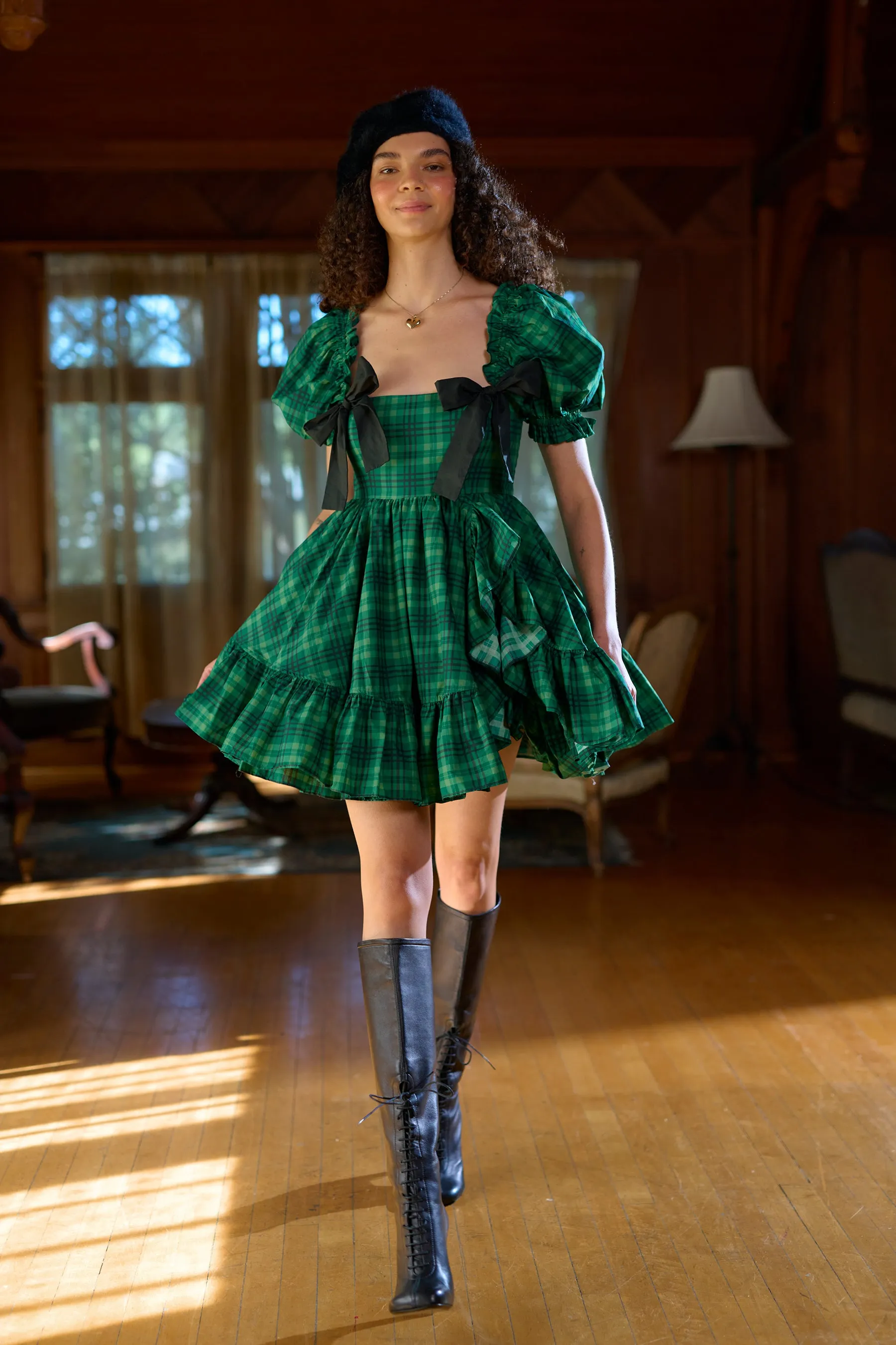 Plaid Buttercream Beth Dress