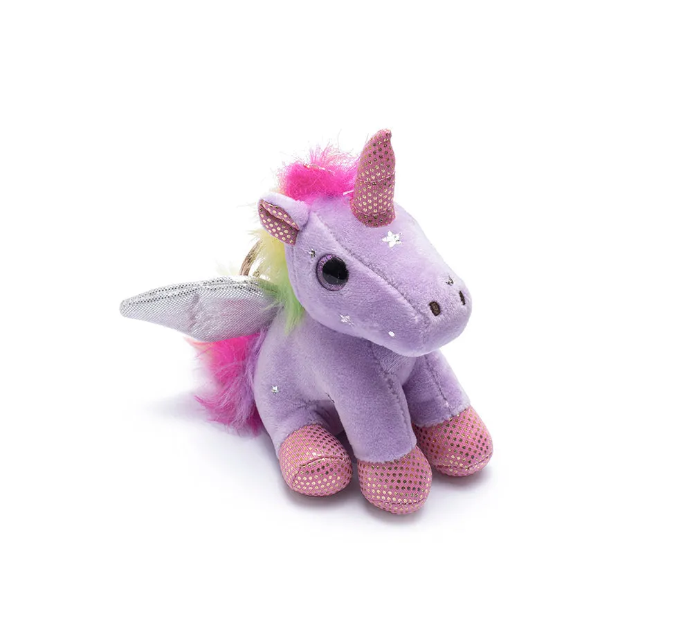 UGG AUSTRALIAN SHEPHERD Cute Plush Unicorn Keyring