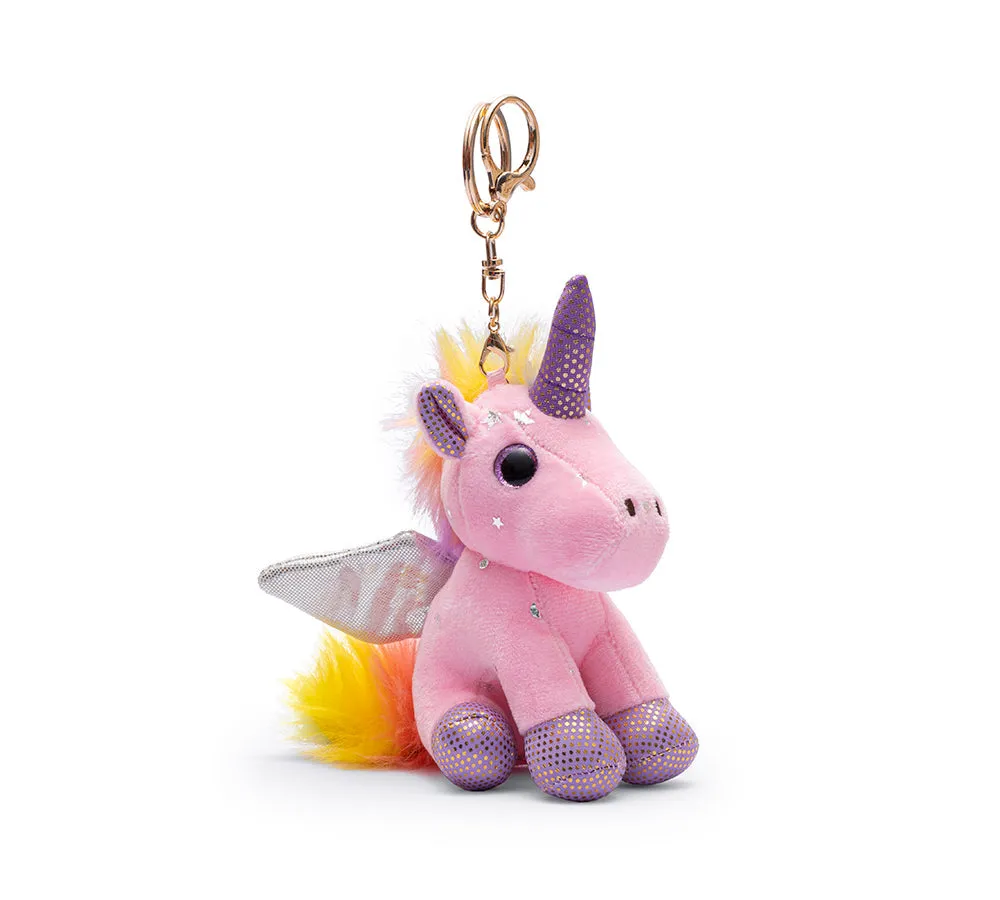 UGG AUSTRALIAN SHEPHERD Cute Plush Unicorn Keyring