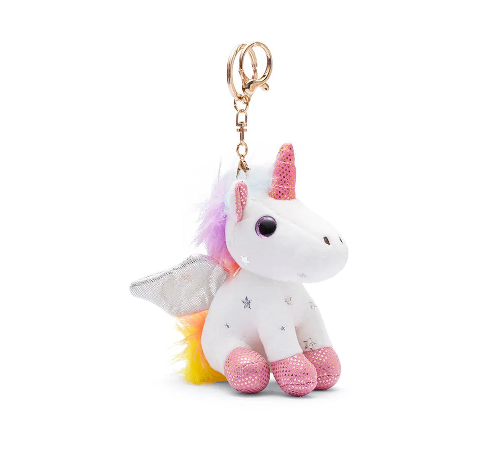 UGG AUSTRALIAN SHEPHERD Cute Plush Unicorn Keyring