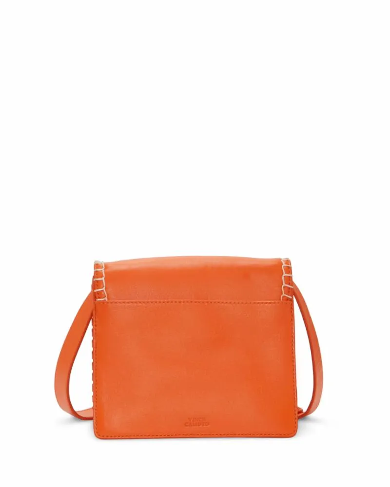 Vince Camuto Handbag BILLU CROSSBODY SUNSET ORANGE/CL SMOOTH