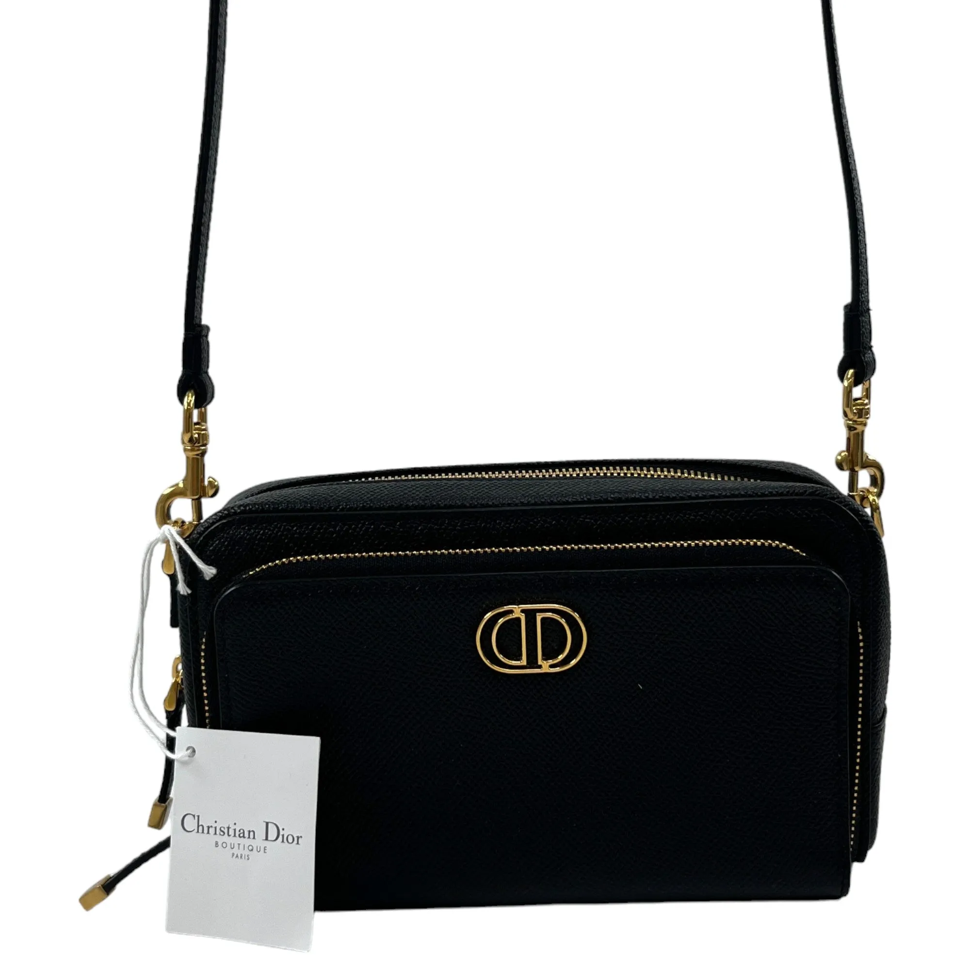 Women's Caro Double Pouch Bag Black