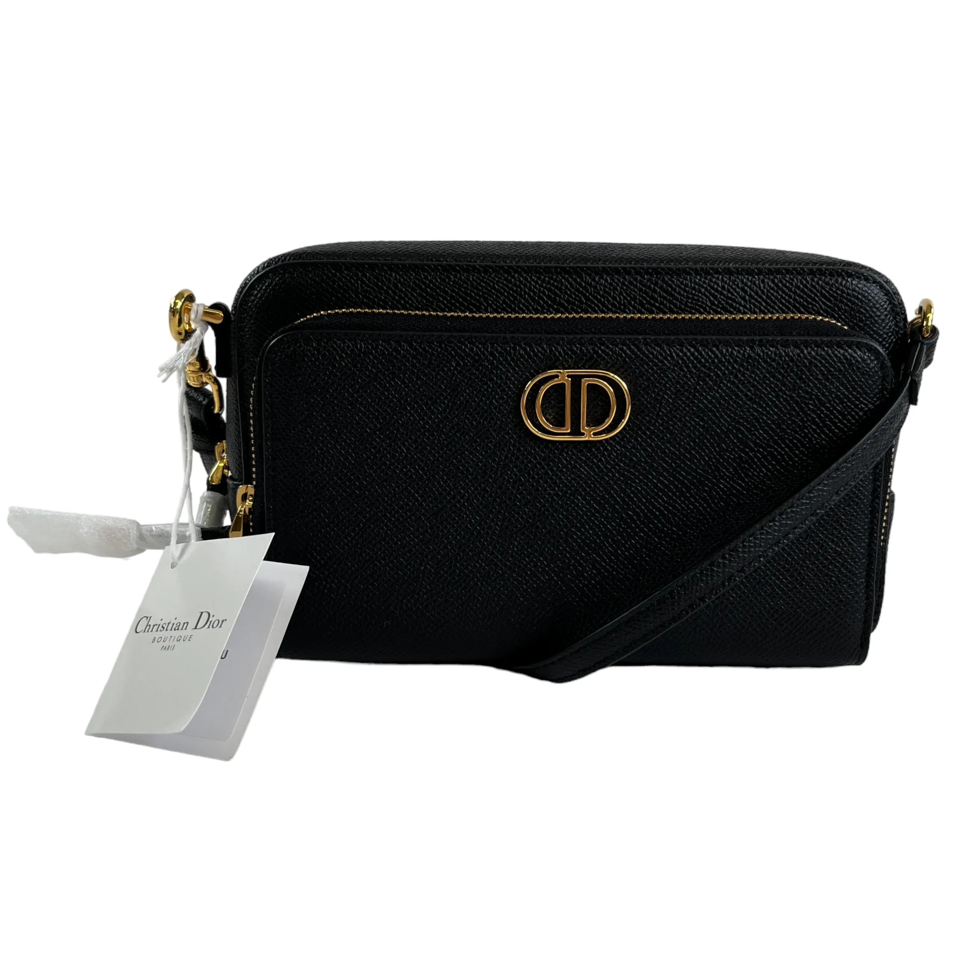 Women's Caro Double Pouch Bag Black