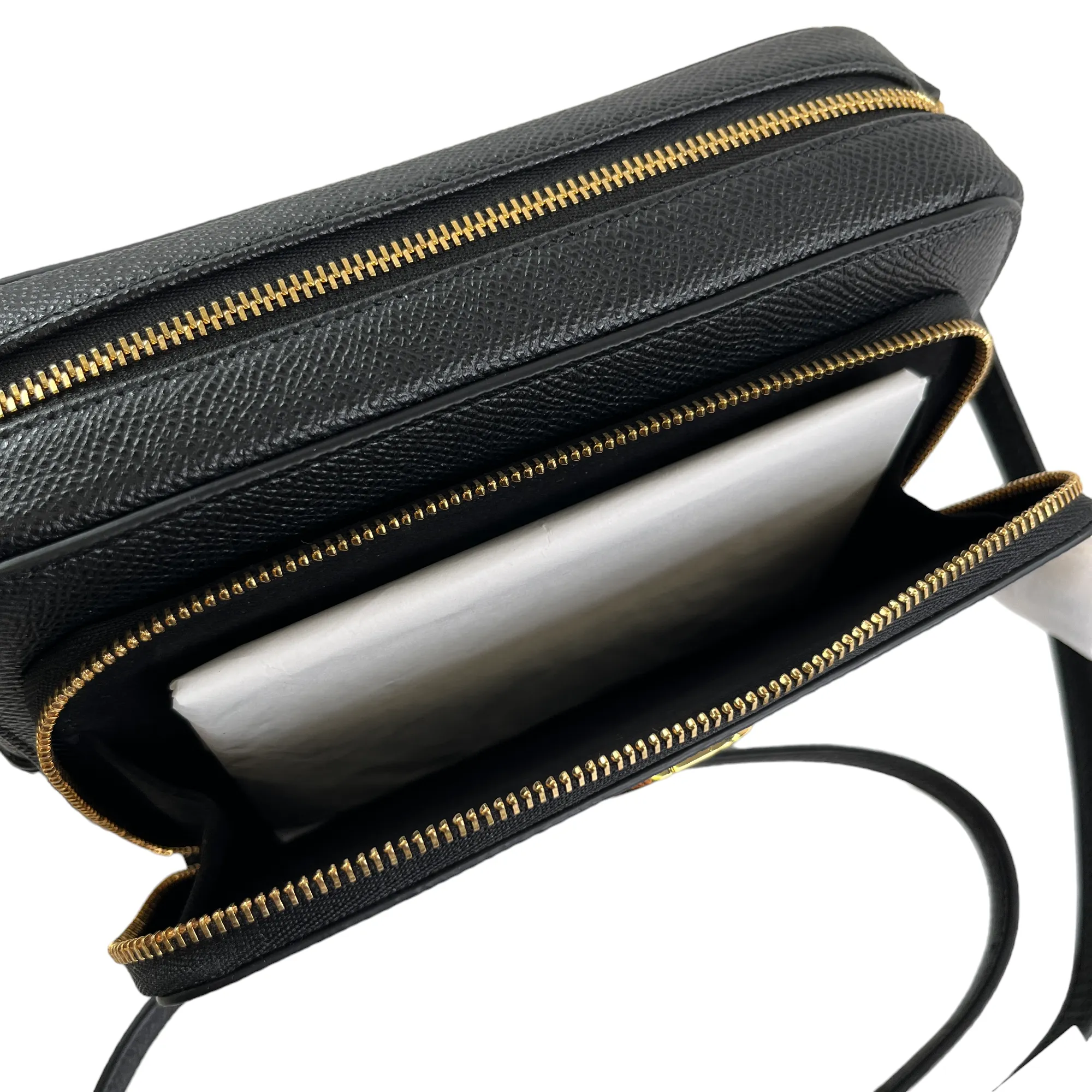 Women's Caro Double Pouch Bag Black