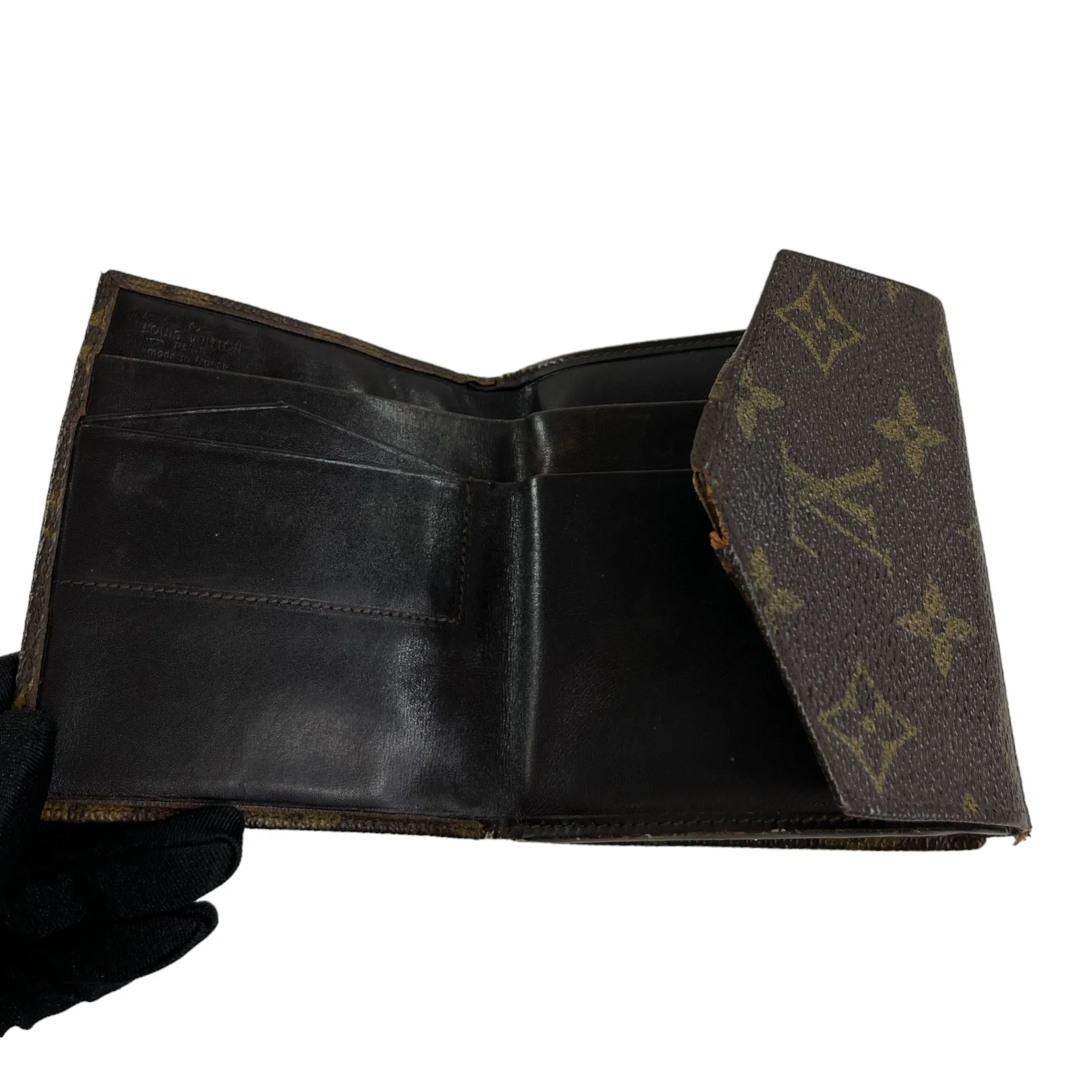 Women's Monogram Vintage Wallet Brown